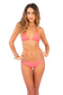 Luli Fama Cosita Buena Zig Zag Knotted Cut Out Triangle Top